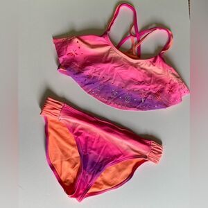Girl’s tie dye bikini.